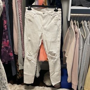 White Joes skinny ankle jeans size 27